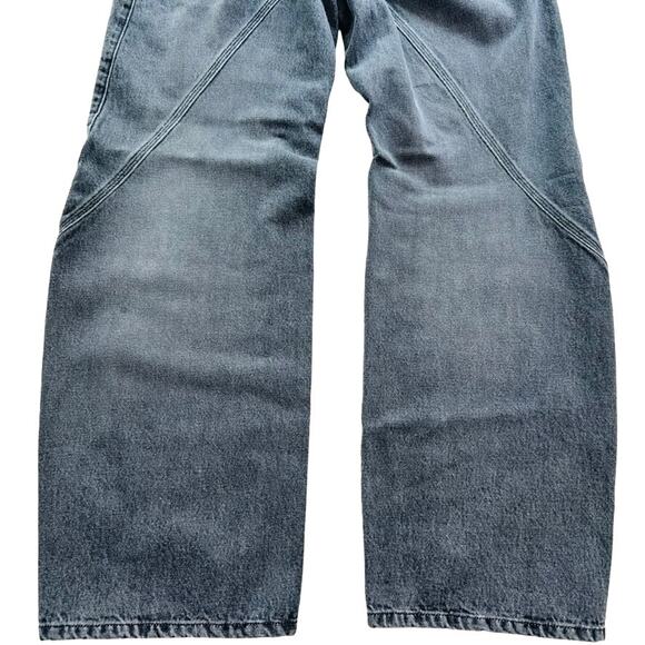JW ANDERSON Twisted Workwear Jeans Grey Size 25 NEW Barrel Wide High Rise - Picture 8 of 10